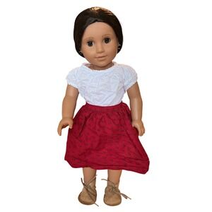 American Girl Josefina Montoya 18 Inch Doll Historical Outfit Braided Hair